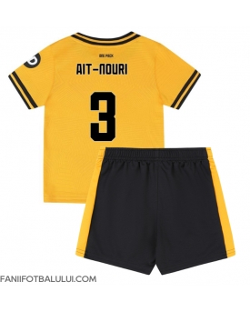 Wolves Rayan Ait-Nouri #3 Echipament de Fotbal Replică 2024-25 Copii Acasa (+ Șorturi)
